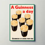 Guinness a Day Paper Poster