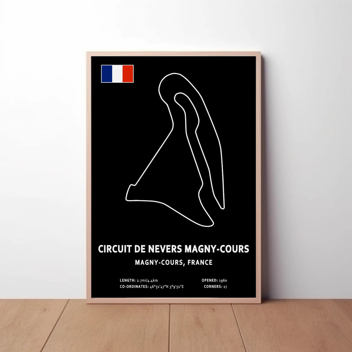 Circuit de Nevers Magny Cours Circuit Paper Poster