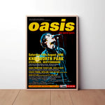 Oasis Knebworth Park 1996 Paper Poster
