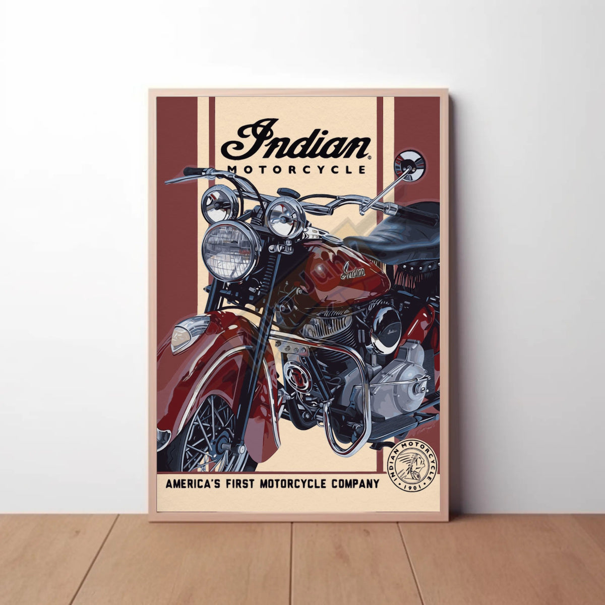 Indian Motorcycles Paper Poster