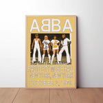 Abba Paper Poster