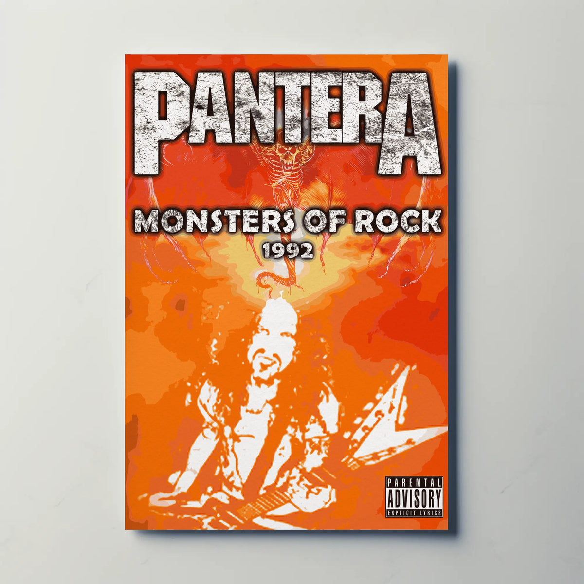 Pantera Monsters of Rock Paper Poster