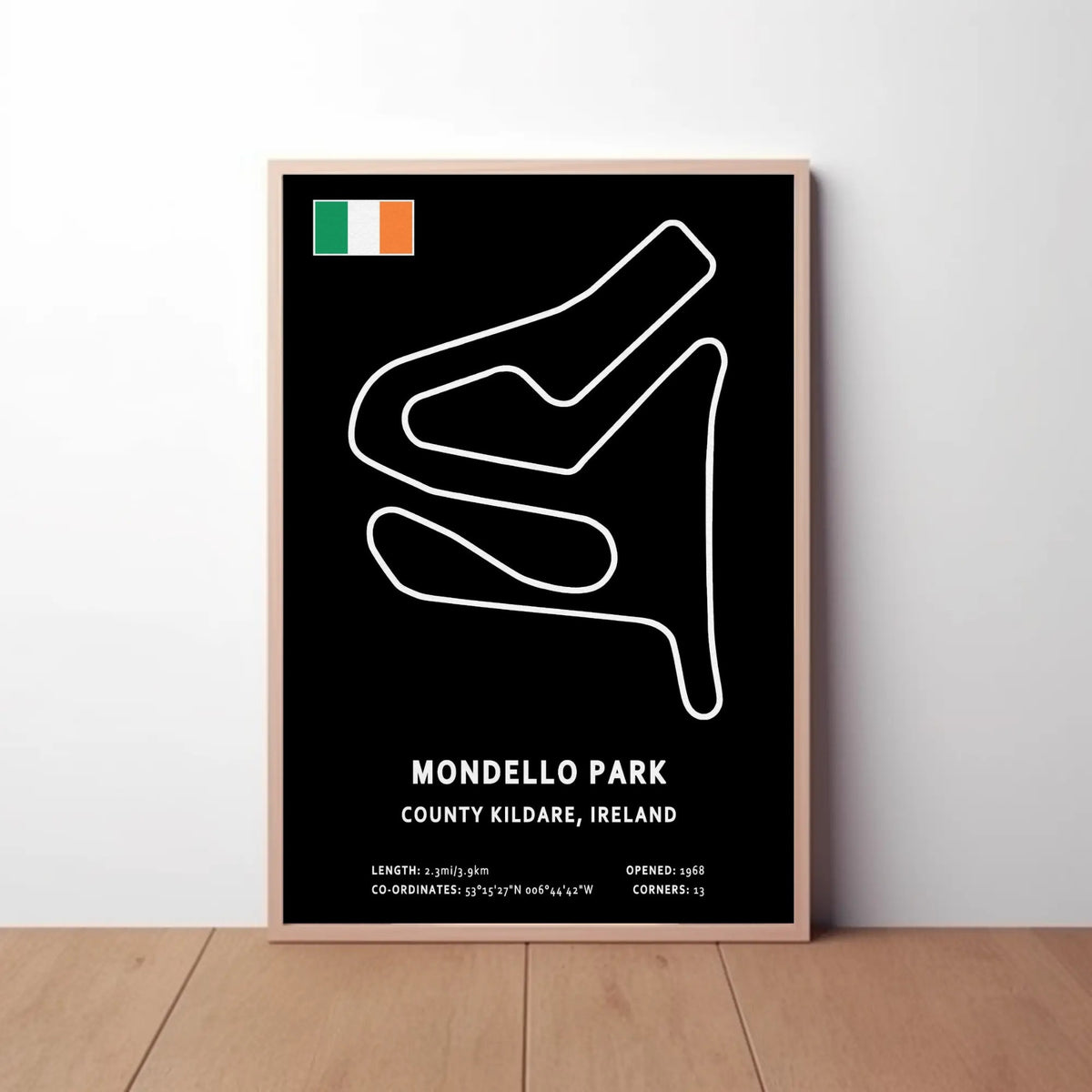 Mondello Park Circuit Paper Poster
