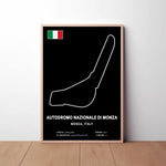 Monza Circuit Paper Poster