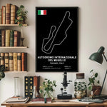 Autodromo Nazionale del Mugello Circuit Paper Poster