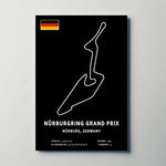 Nurburgring GP Circuit Paper Poster