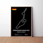 Nurburgring GP Circuit Paper Poster