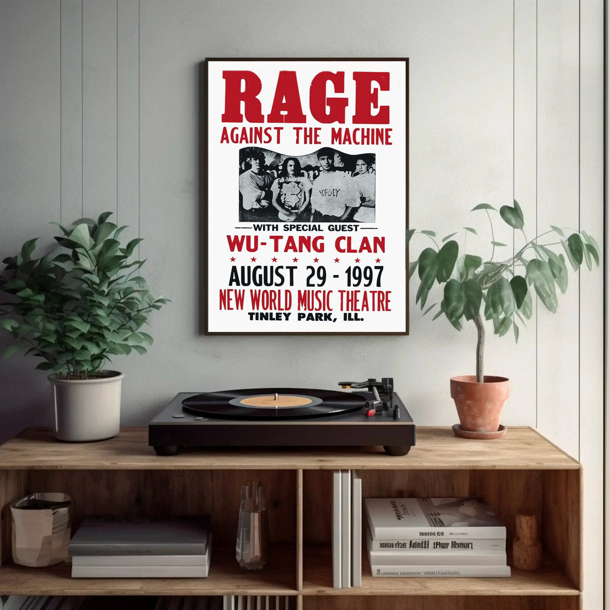 Rage Against The Machine Paper Poster