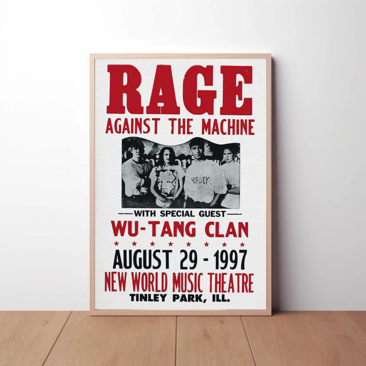 Rage Against The Machine Paper Poster