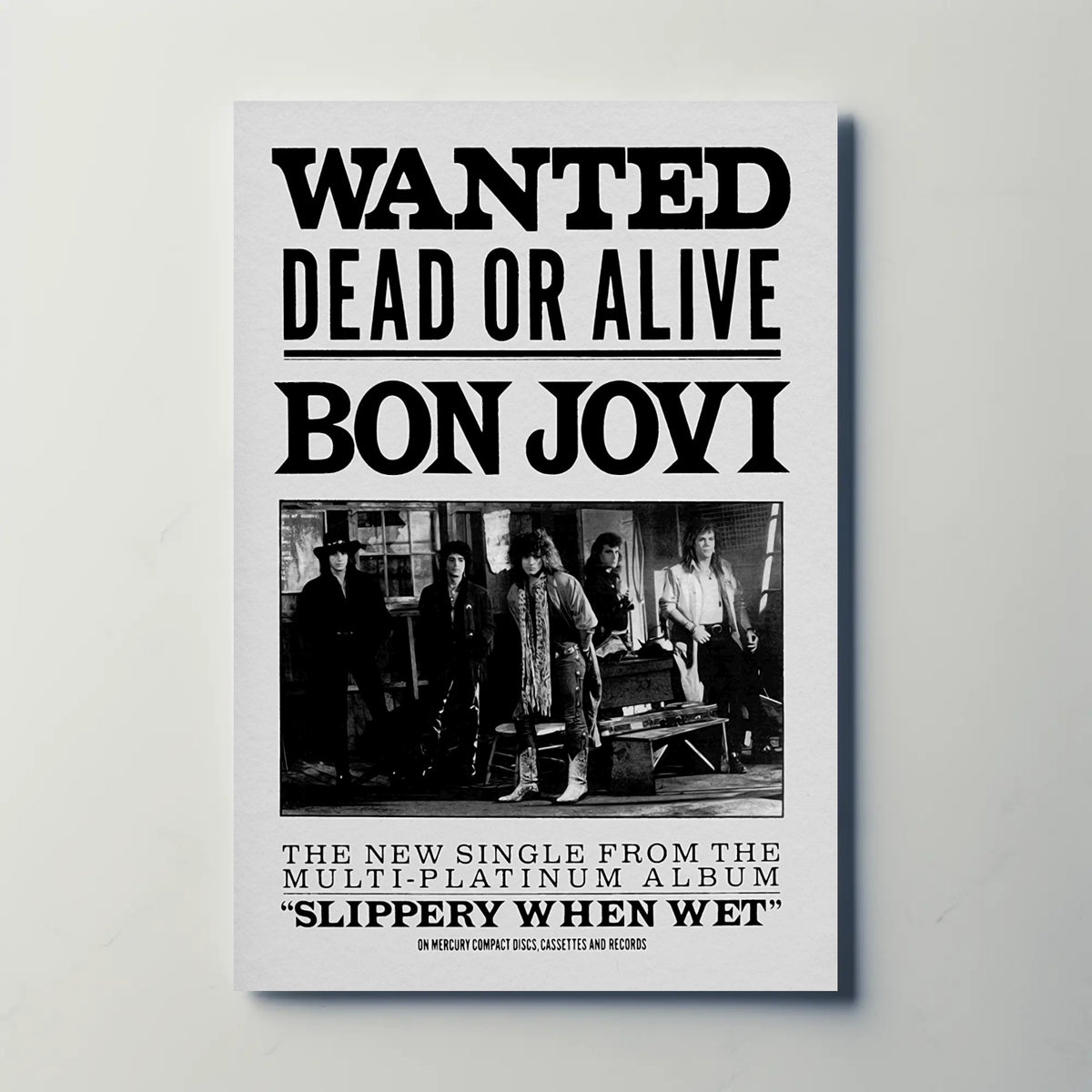 Jon Bon Jovi Paper Poster