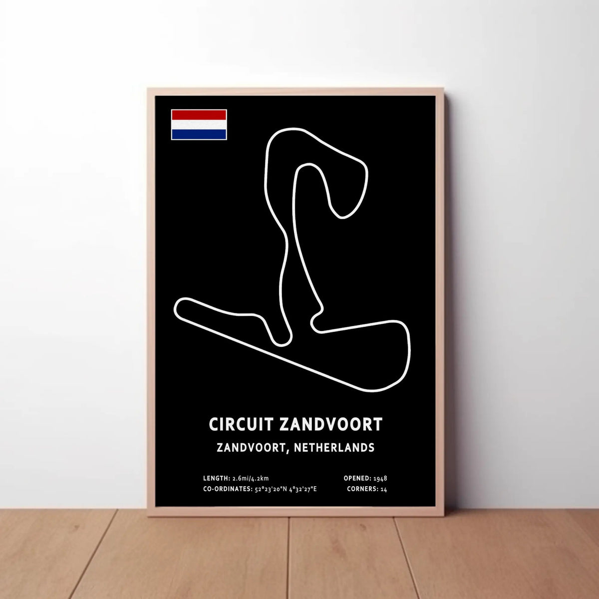 Circuit Zandvoort Paper Poster