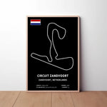 Circuit Zandvoort Paper Poster