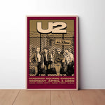 U2 Madison Square Garden Paper Poster
