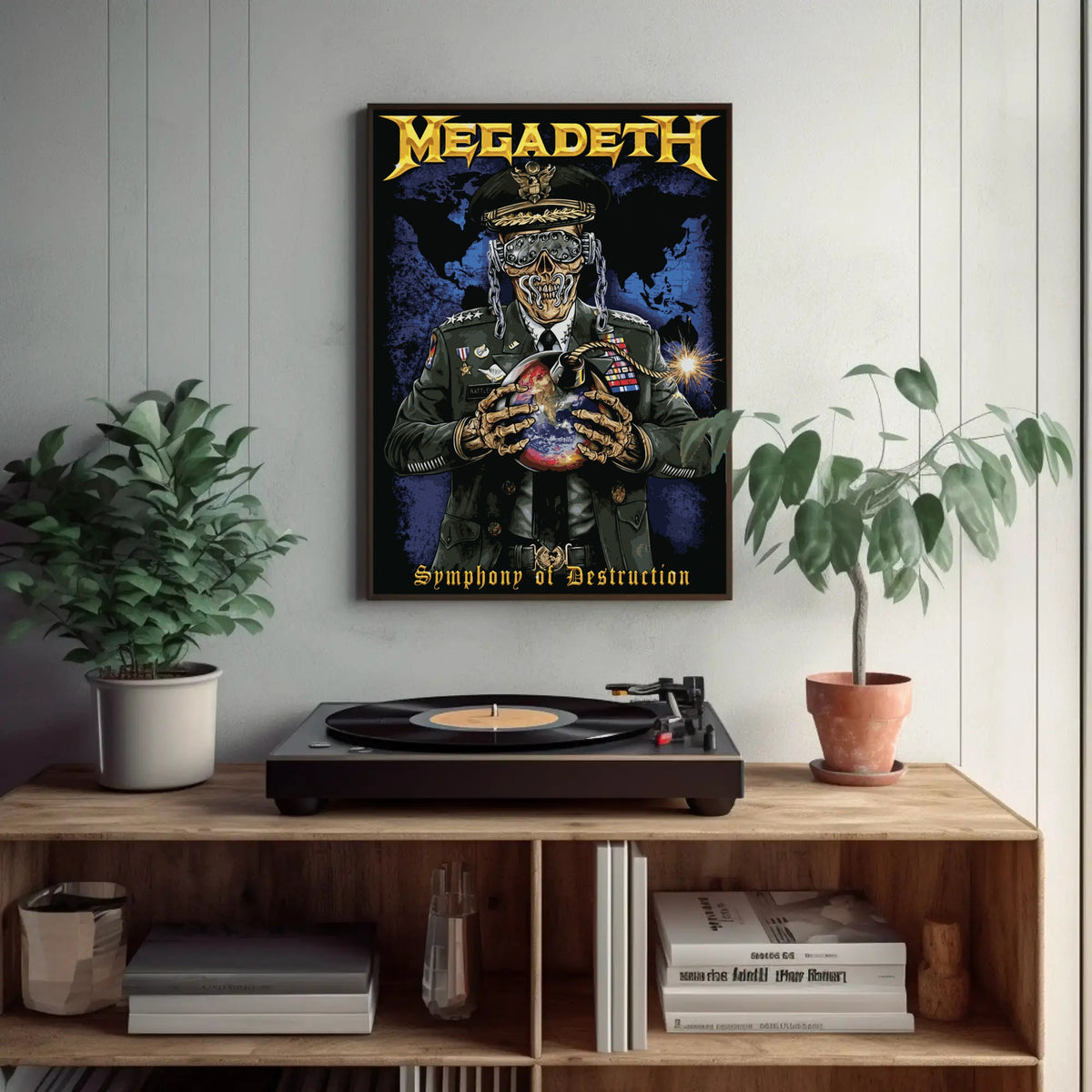 Megadeth Paper Poster