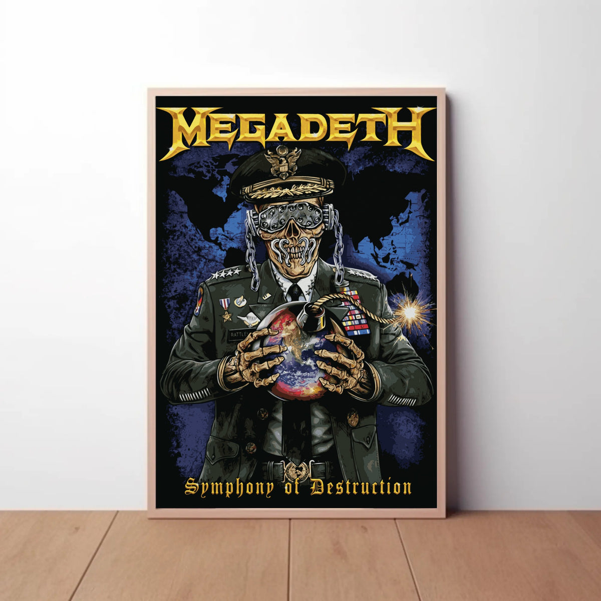 Megadeth Paper Poster