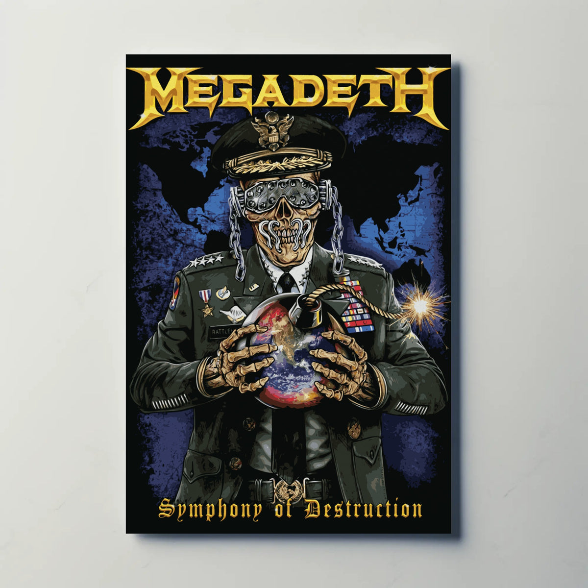 Megadeth Paper Poster