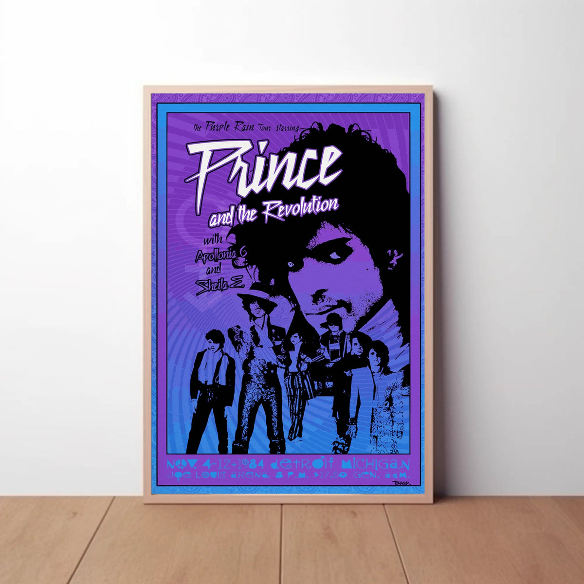 Prince Purple Rain Paper Poster