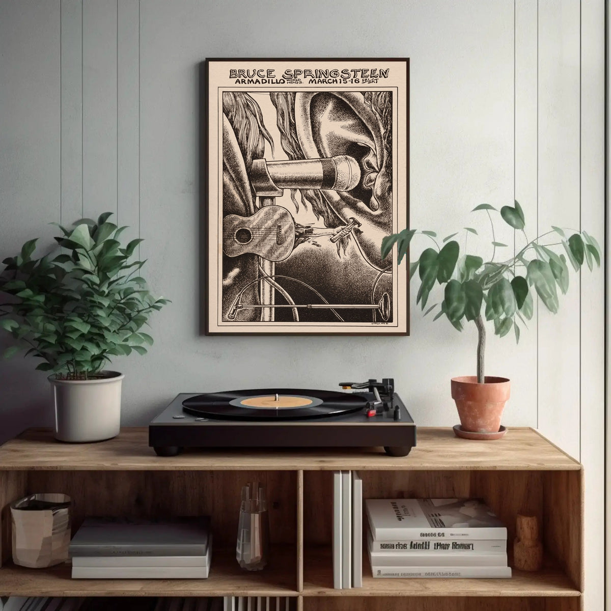 Bruce Springsteen Armadillo Paper Poster