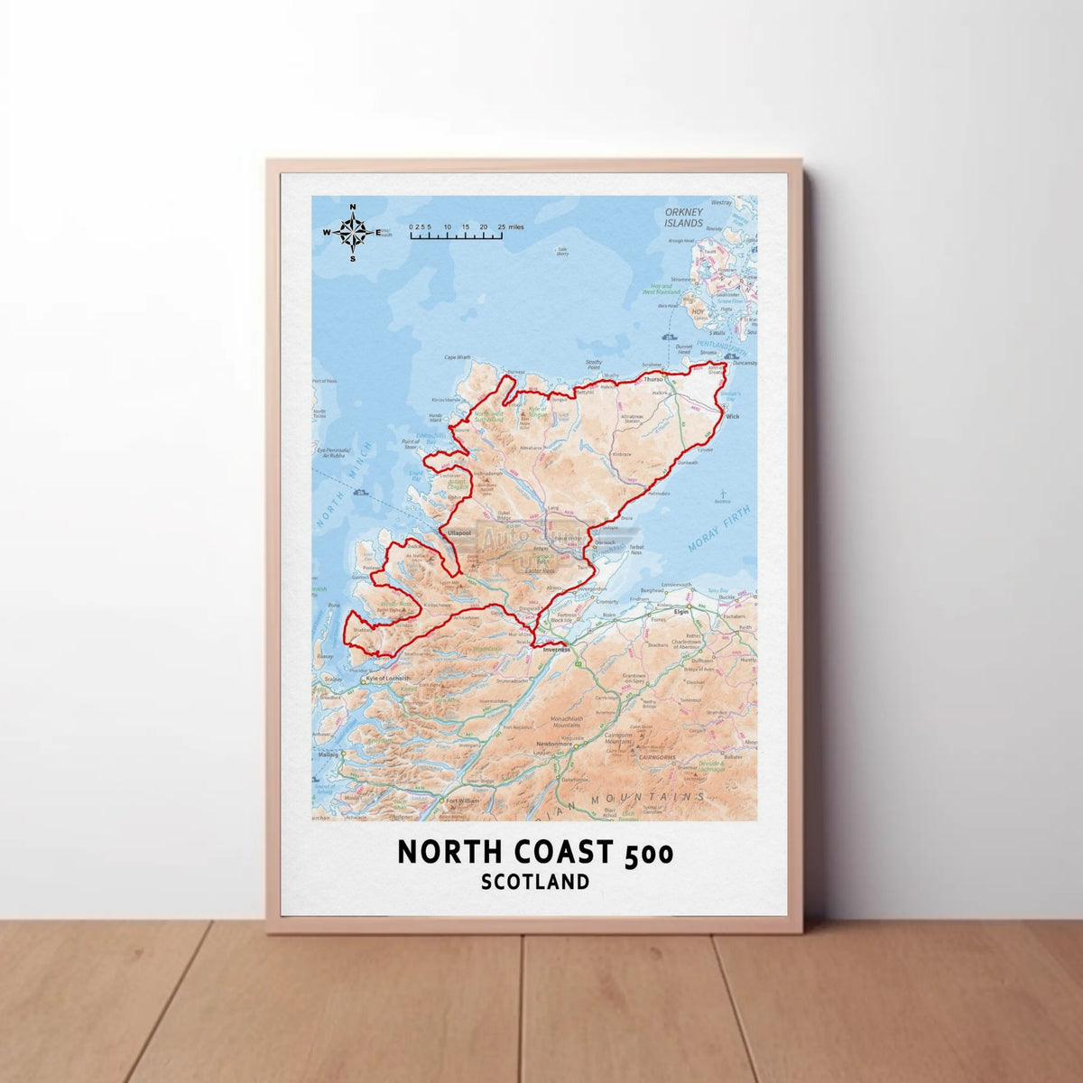 North Coast 500 (NC500) Paper Poster
