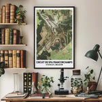 Spa Francorchamps Circuit Aerial Imagery Paper Poster