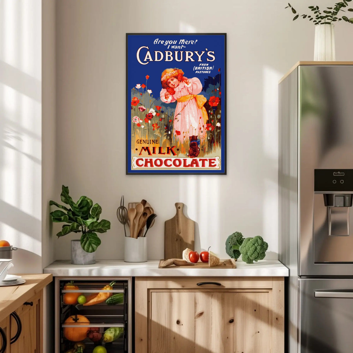 Cadbury's Chocolate Paper Poster