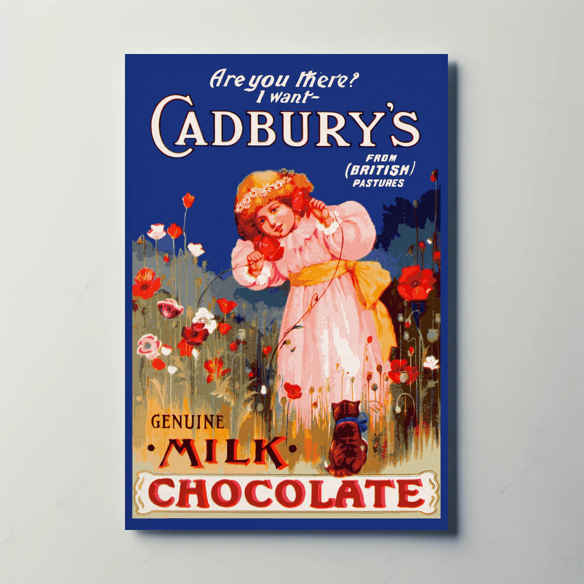 Cadbury's Chocolate Paper Poster