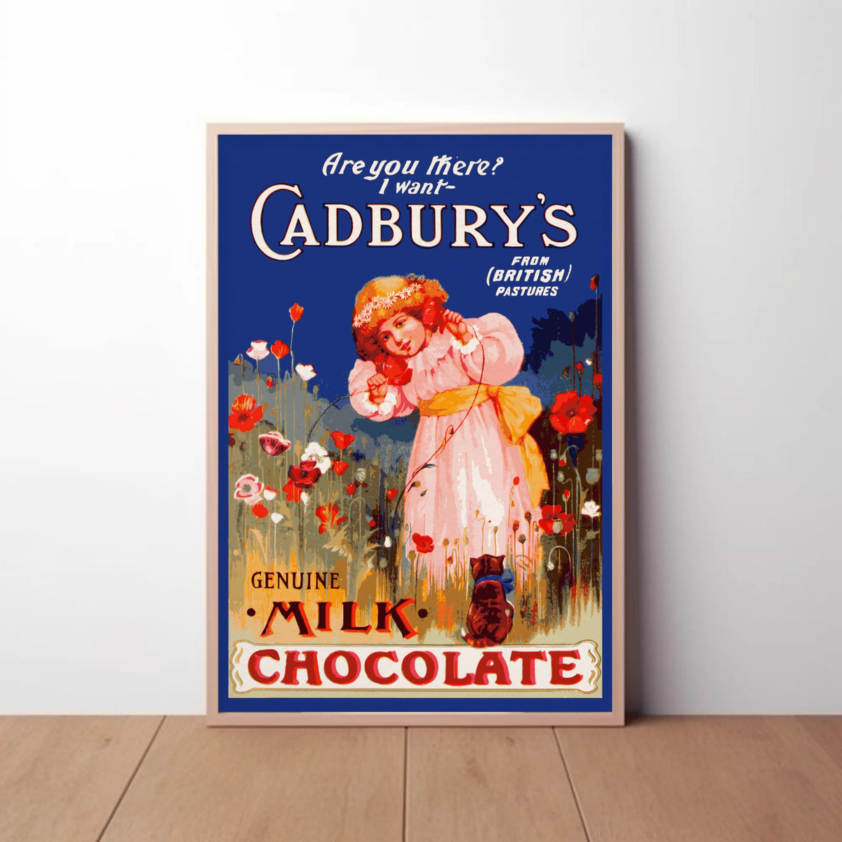 Cadbury's Chocolate Paper Poster