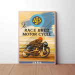 AJS Race Bred Paper Poster