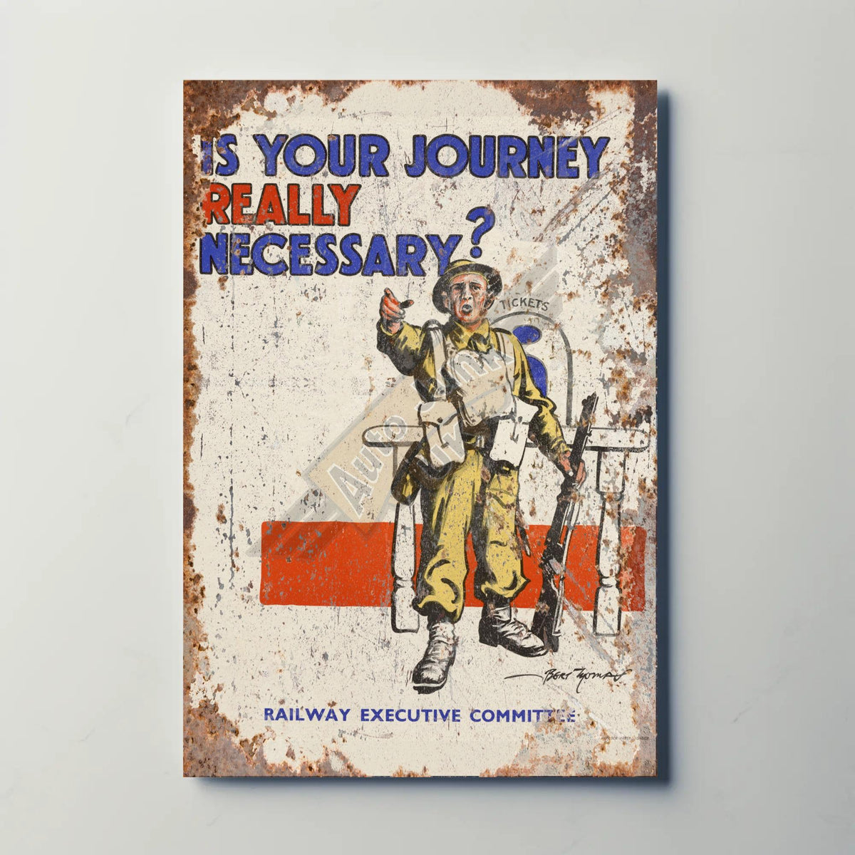 Is Your Journey Really Necessary Metal Sign