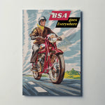 BSA Goes Everywhere Paper Poster