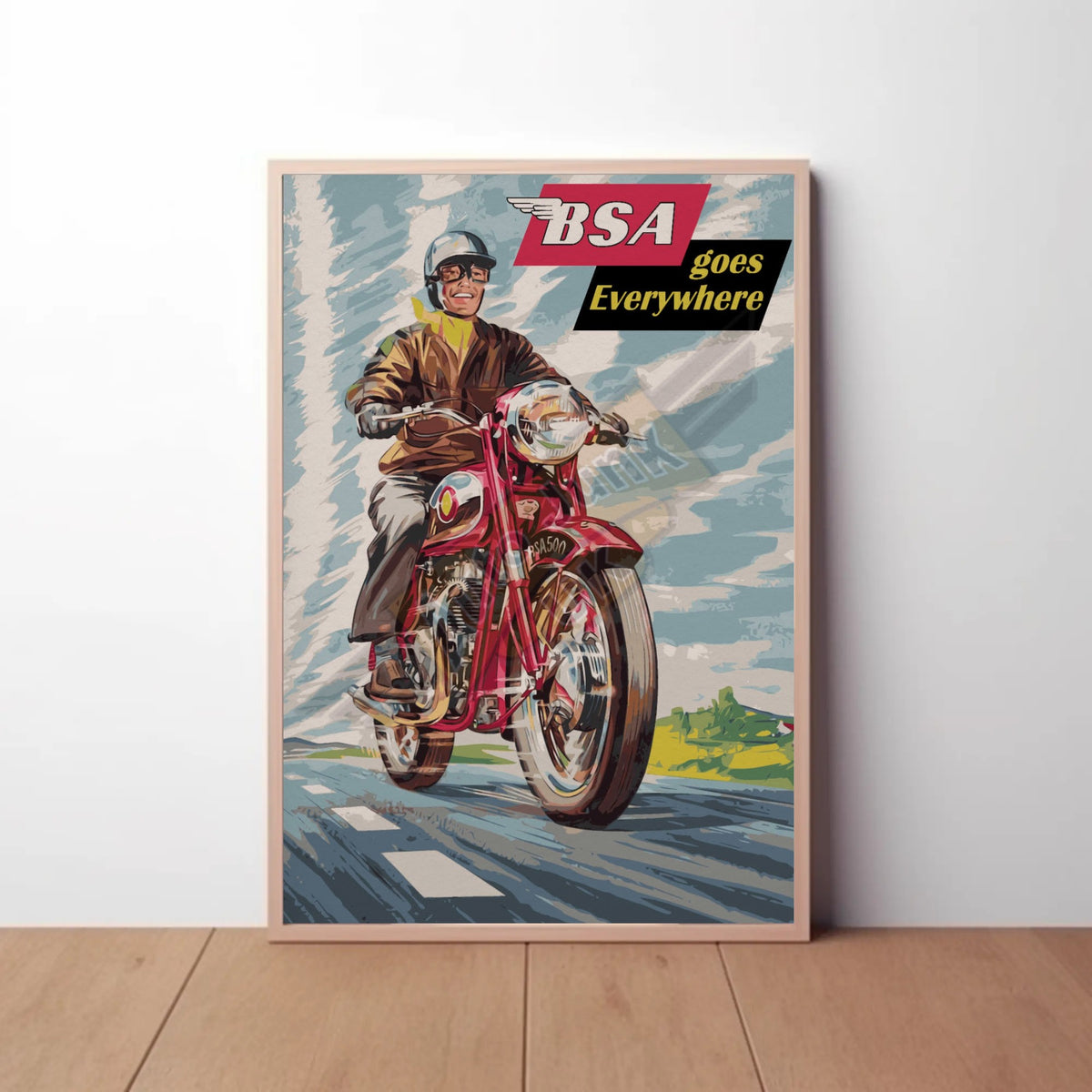 BSA Goes Everywhere Paper Poster