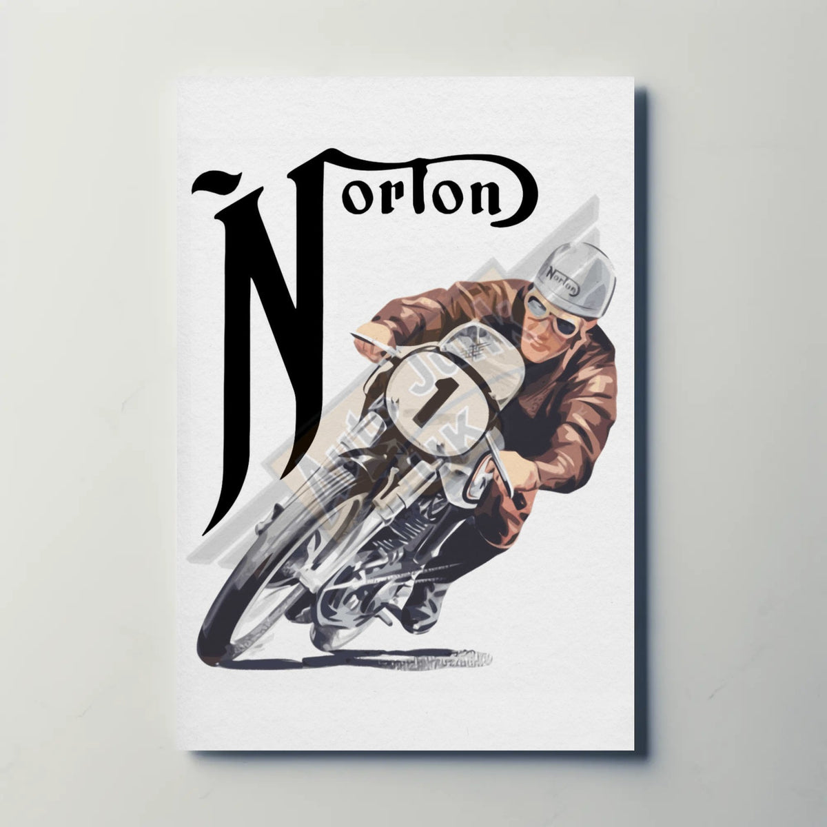Norton Motorcycles Paper Poster