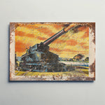 Britain's Defence Guns Metal Sign