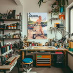 Vespa Paper Poster