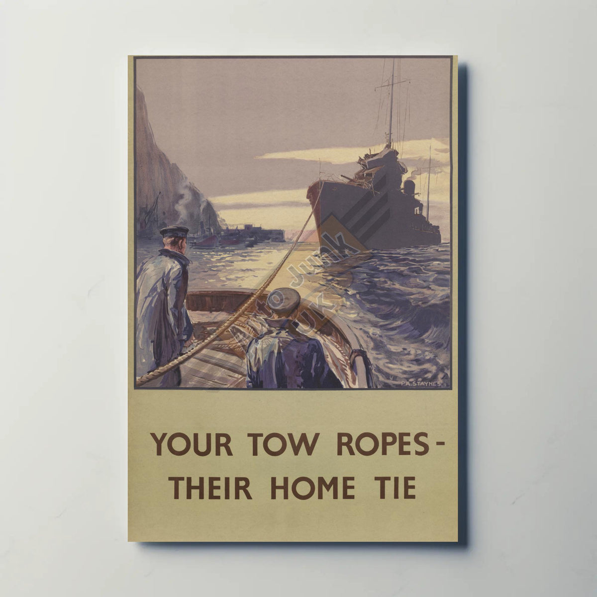 Your Tow Ropes - Their Home Tie Metal Sign