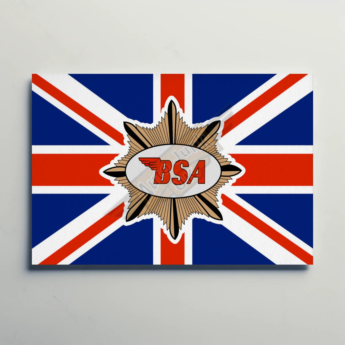 BSA Union Jack Paper Poster