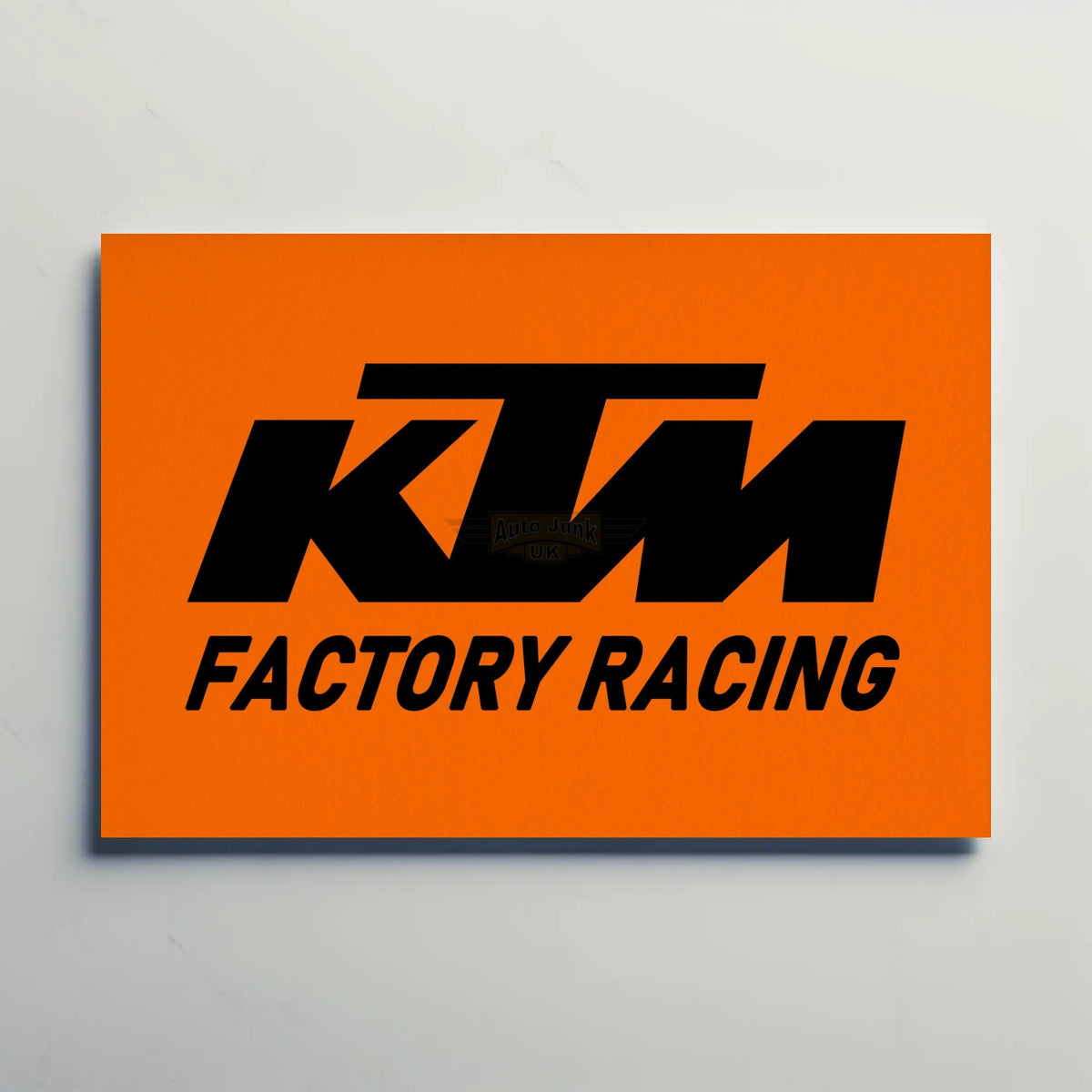 KTM Factory Racing Paper Poster
