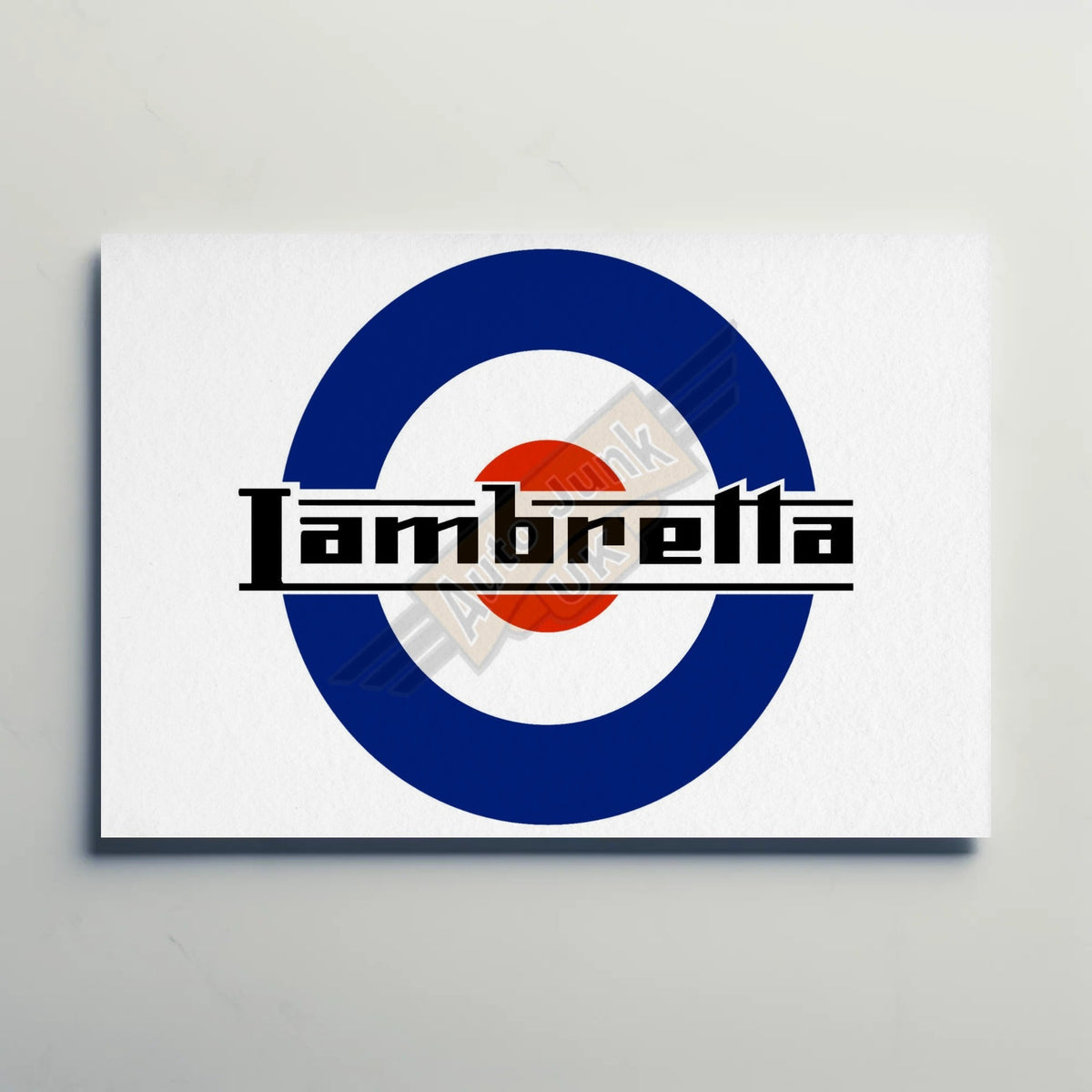 Lambretta Paper Poster
