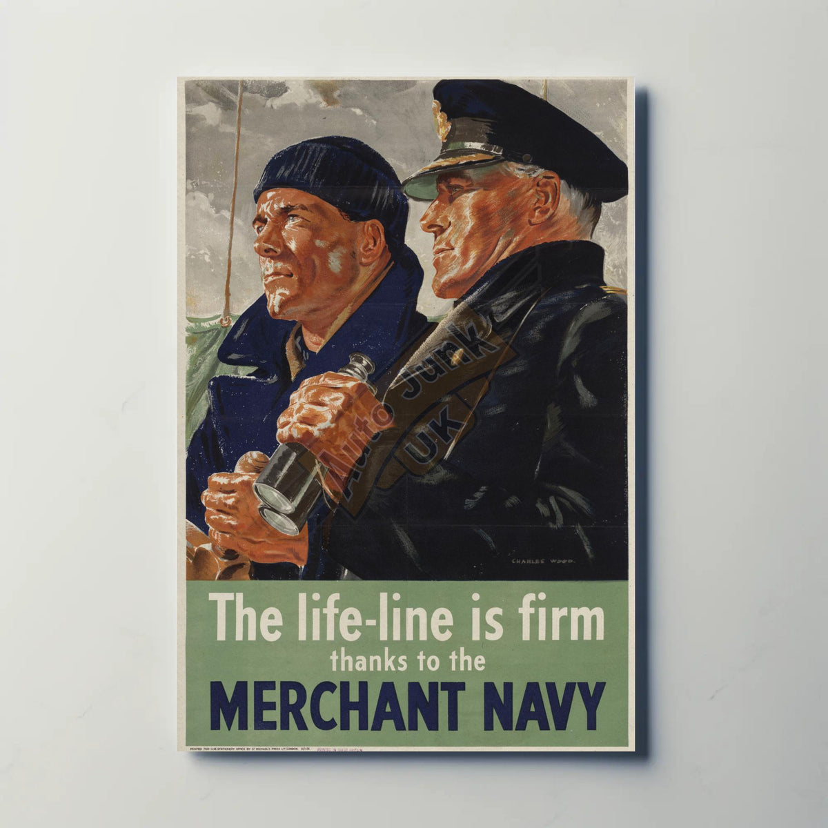 Thanks to the Merchant Navy Metal Sign