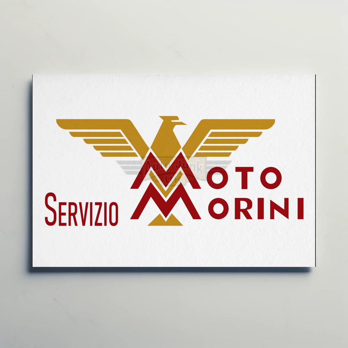 Moto Morini Paper Poster