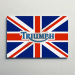 Triumph Union Jack Paper Poster