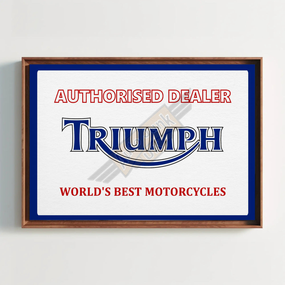 Triumph Dealer Paper Poster
