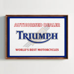 Triumph Dealer Paper Poster