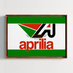Aprilia Paper Poster
