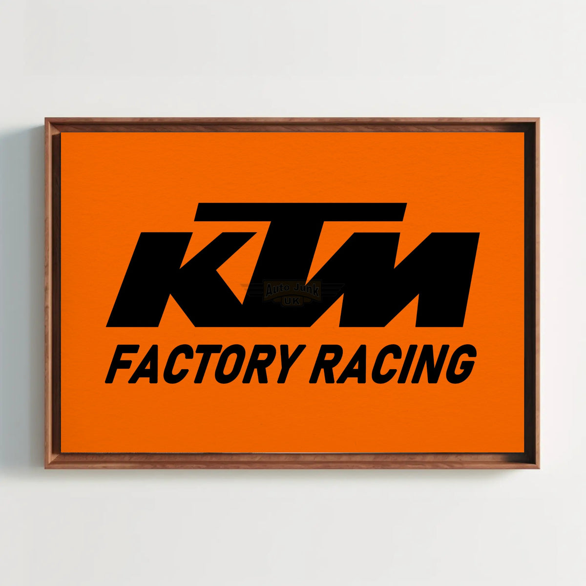 KTM Factory Racing Paper Poster