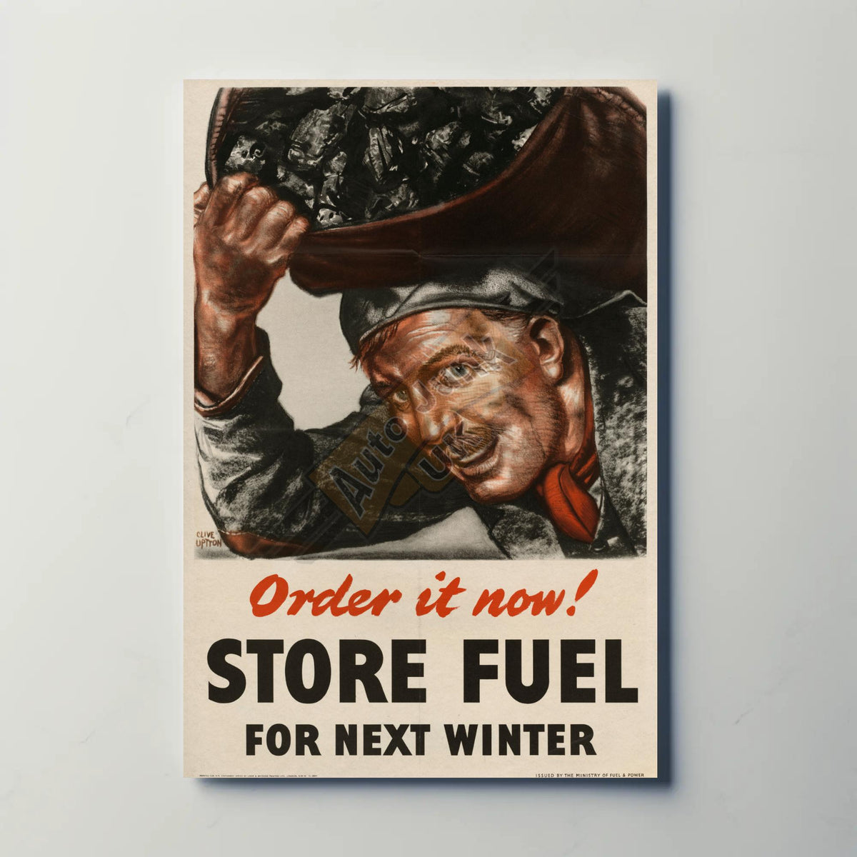 Store Fuel For Next Winter Metal Sign