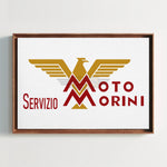 Moto Morini Paper Poster