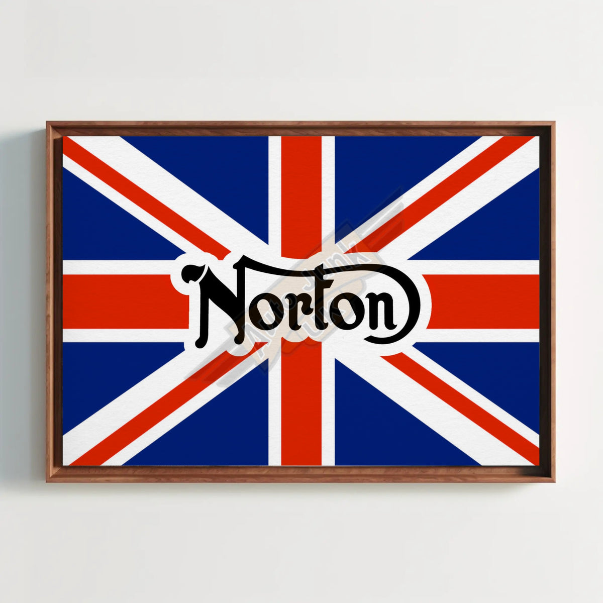 Norton Union Jack Paper Poster