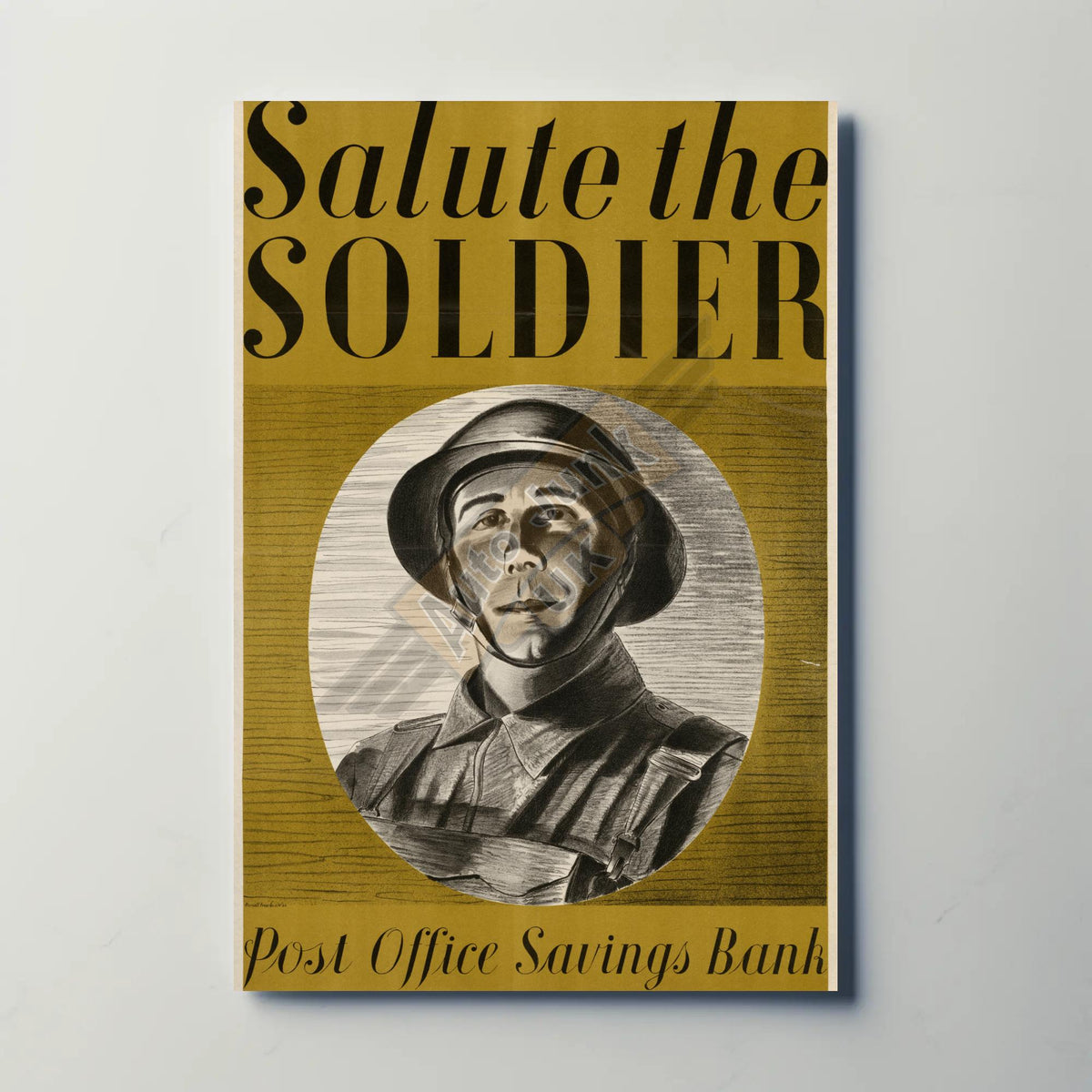 Salute the Soldier Metal Sign