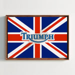 Triumph Union Jack Paper Poster